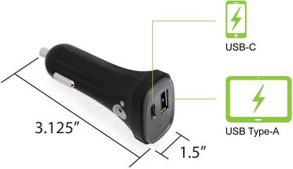 IOGEAR USB-C Car Charger