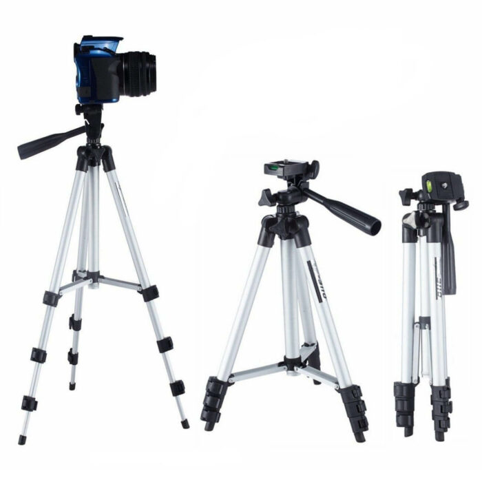 Digitek Lightweight DV Tripod with Phone Clip/Camera Holder