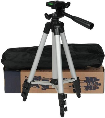 Digitek Lightweight DV Tripod with Phone Clip/Camera Holder