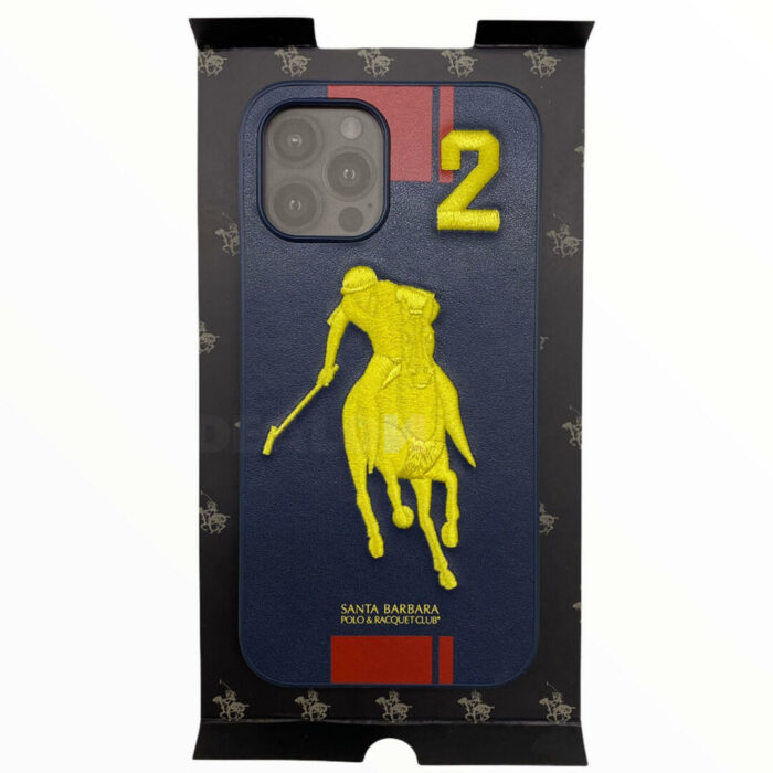 Leather Santa Barbara Polo Racquet Jockey iPhone 12/12Pro Series