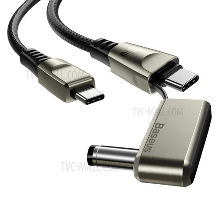 Baseus Flash Series One-for-two Fast Charging Data Cable with Round Head Type-C to C DC 100W 2m